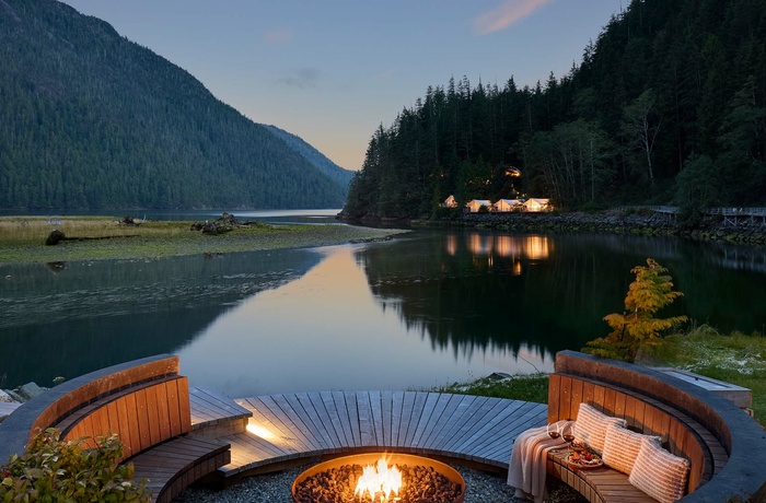 Clayoquot Wilderness Resort, Sunset Firepit