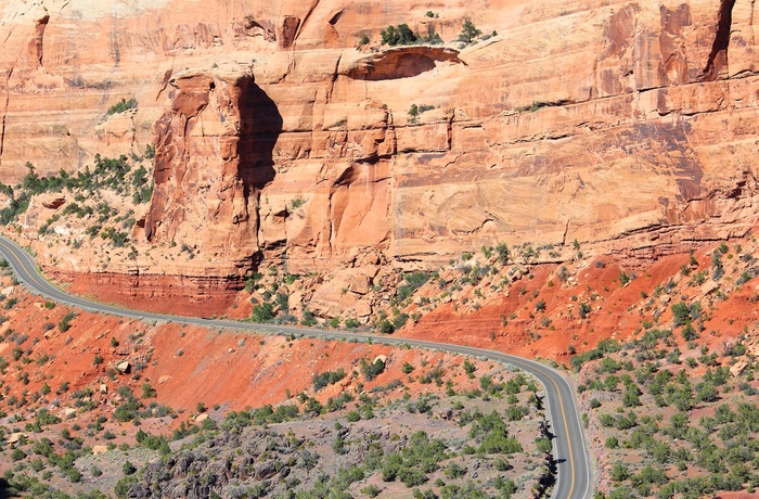 Rim Rock Drive gennem Colorado National Monument - USA