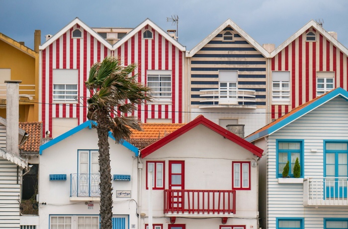 Costa Nova med de stribede huse - Portugals vestkyst