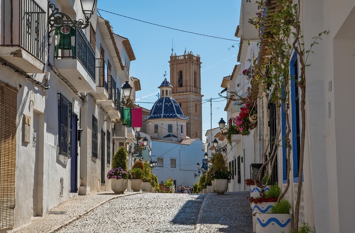 Den gamle by Altea på Costa Blanca