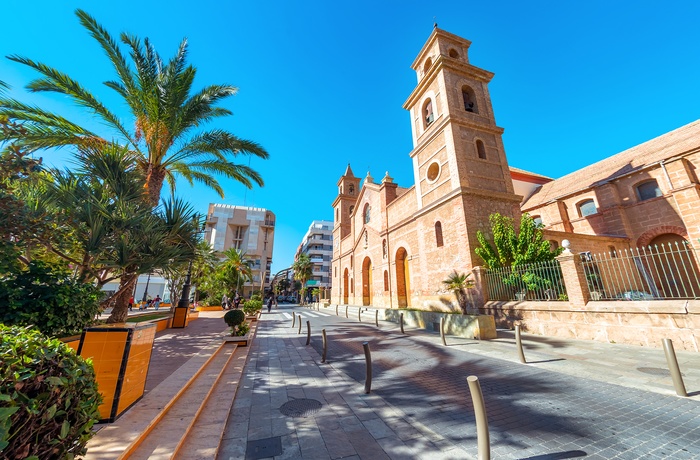 Kirke i Torrevieja på Costa Blanca