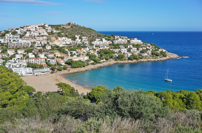 Bugten ved L’Escala, Costa Brava i Spanien