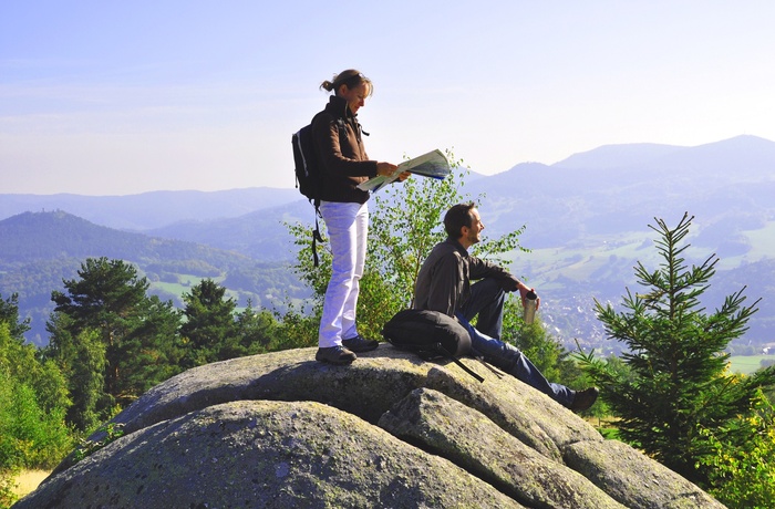 På vandring i Alsace i Frankrig