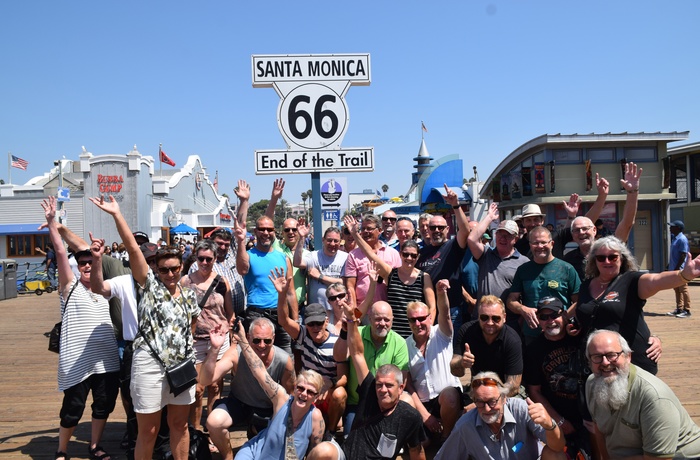 MC Route 66 og Arizona - Venice Beach / Santa Monica Pier i Californien