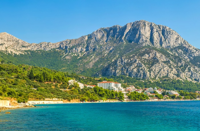 Kyststrækningen langs Makarska Riviera, Dalmatien i Kroatien