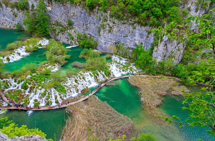 Plitvice Nationalpark i Dalmatien, Kroatien