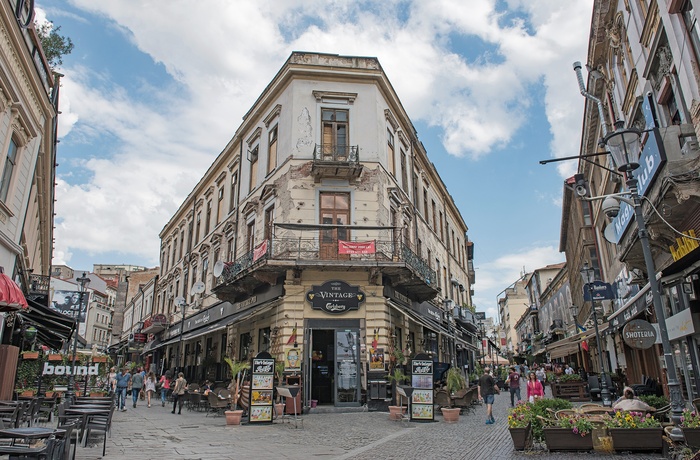Den gamle bydel i Bukarest -  Rumænien