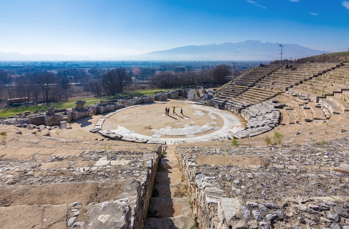 Teateret i det arkæologiske område Philippi - Grækenland