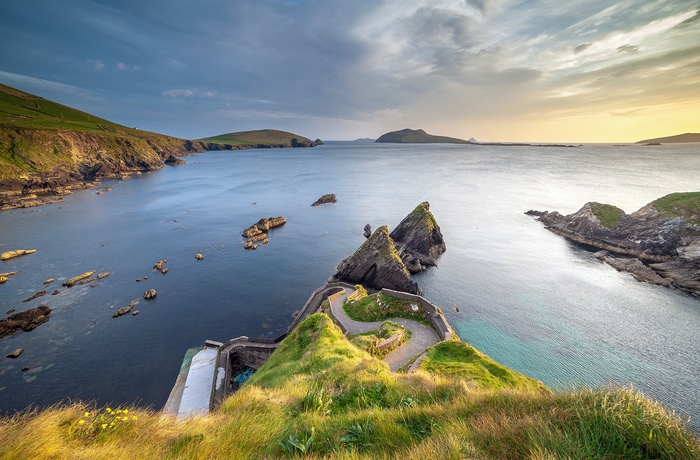 Dunquin Pier på vestkysten af Kerry, Dingle halvøen - Irland