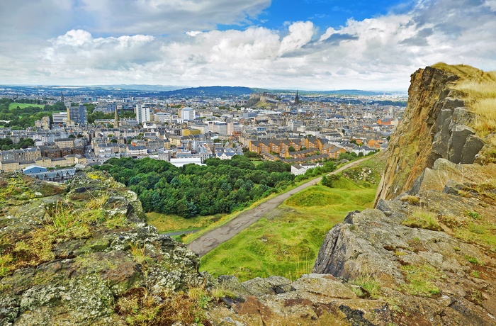 Edinburgh set fra Arthurs Seat