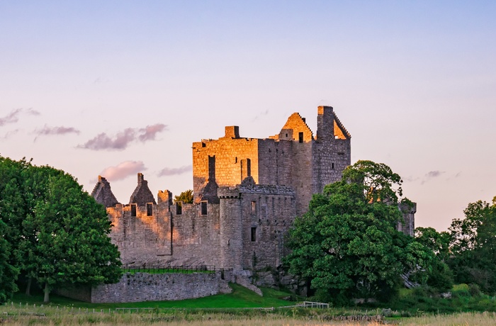 Craigmillar Castle tæt på Edinburgh, Skotland