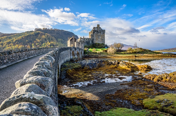 Eilean Donan slotte i Skotland