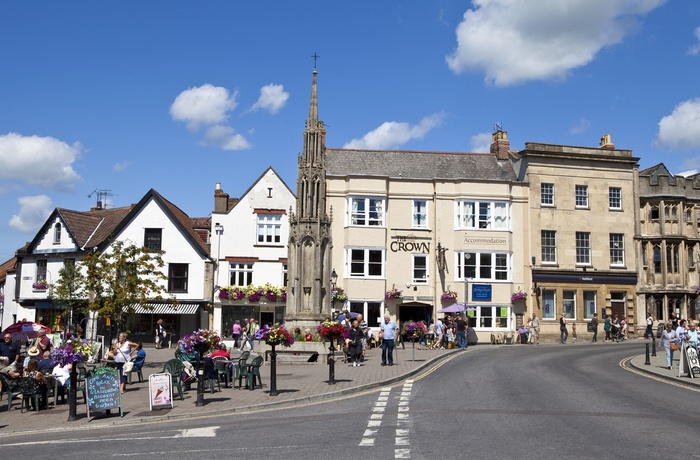 England, Somerset - bymidten i  Glastonbury