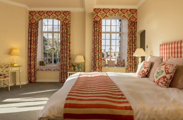 England, Somerset - garden room på Castle Hotel i Taunton