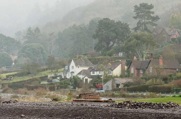 England, Somerset - idyllisk billede af Porlock Weir