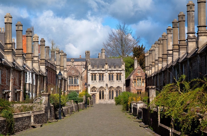 England, Somerset, Wells - det fascinerende Vicar's Close