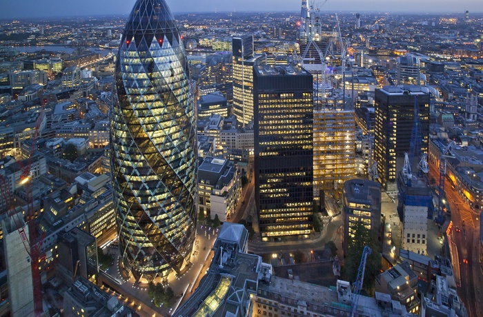 City of London - det finansielle område, England
