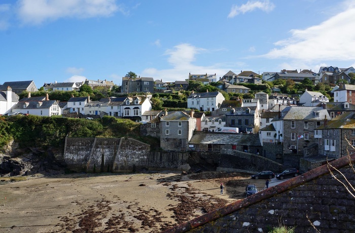 Smuk udsigt over Port Isaac i Cornwall, England