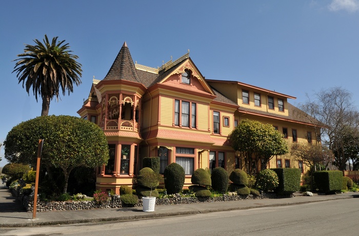 Ferndale, Californien - en dansk by med victorianske huse