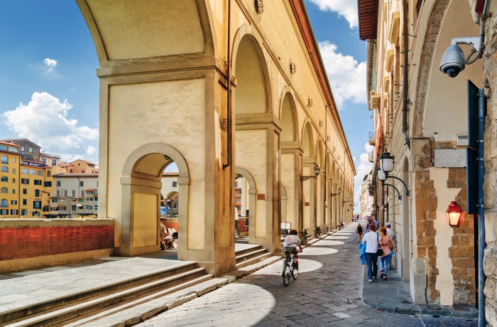 Stemning i Firenze på en sommerdag
