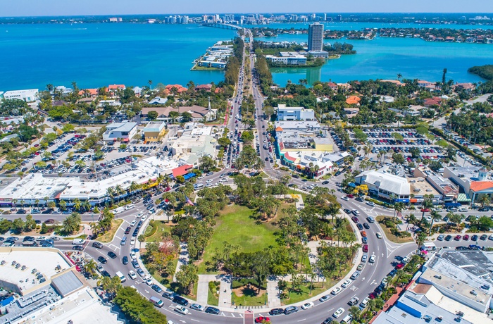 Byen Sarasota i det vestlige Florida
