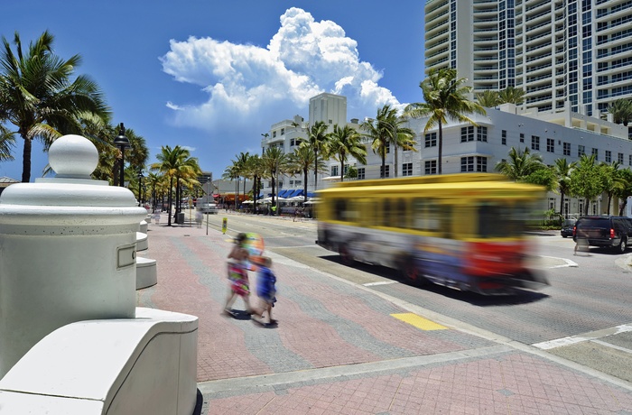 Fort Lauderdale downtown, Florida i USA