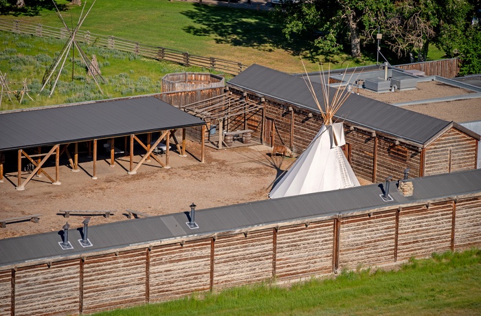 Fort Whoop-Up i Lethbridge - Alberta i Canada