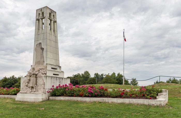 Frankrig, Lorraine, Verdun - mindemærke fra 1. verdenskrig ved Butte de Vauquois