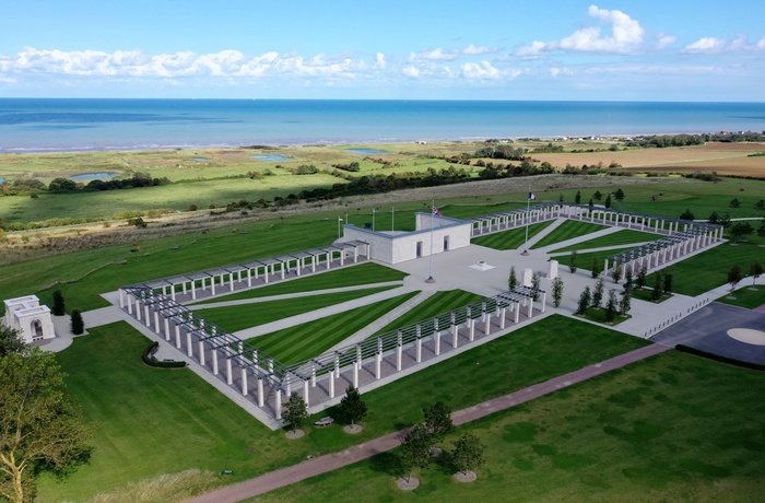 Frankrig, Normandiet, Gold Beach - det engelske Cemetery of Normandy British Memorial