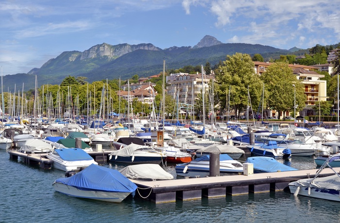 Havnen i Evian-les-Bains, Franske Alper