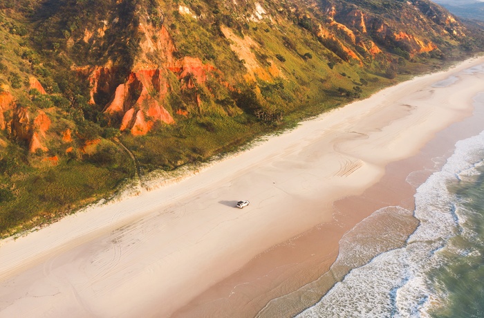 Kørsel på stranden på Fraser Island 