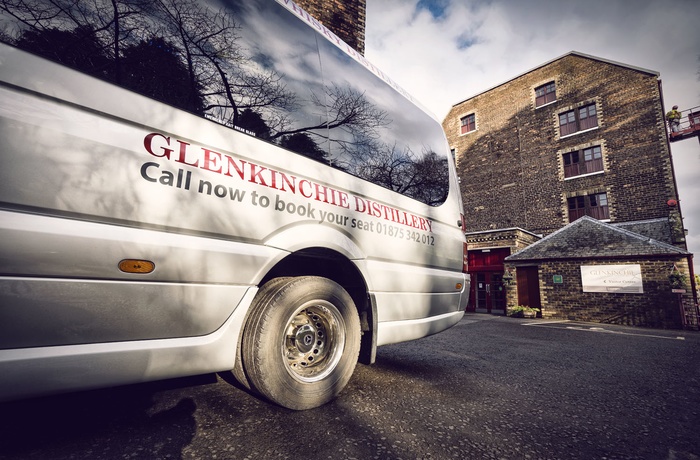 Shuttlebus til Glenkinchie Distillery