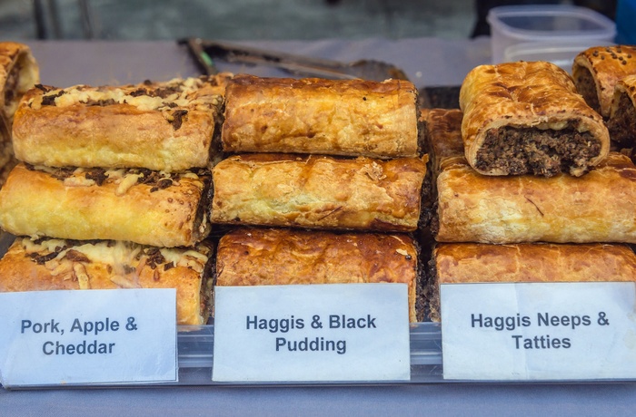 Haggis pasties, Skotland