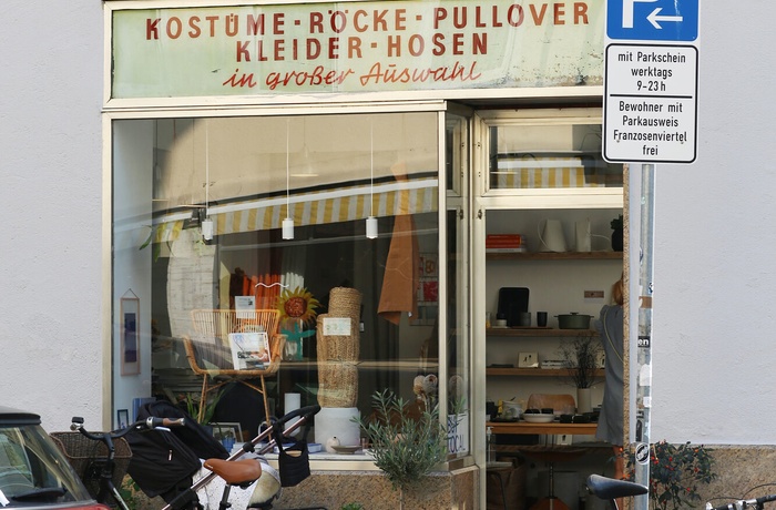 Lille butik på Sedanstraße i Haidhausen distriktet, München © München Tourismus, Sigi Müller