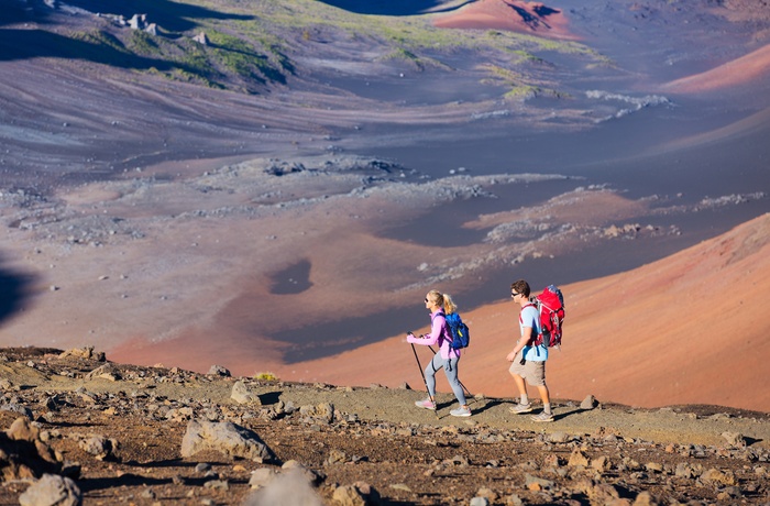 På vandretur i Haleakalā National Park - Maui - Hawaii