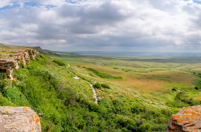 Head-Smashed-In Buffalo Jump i Alberta, Canada