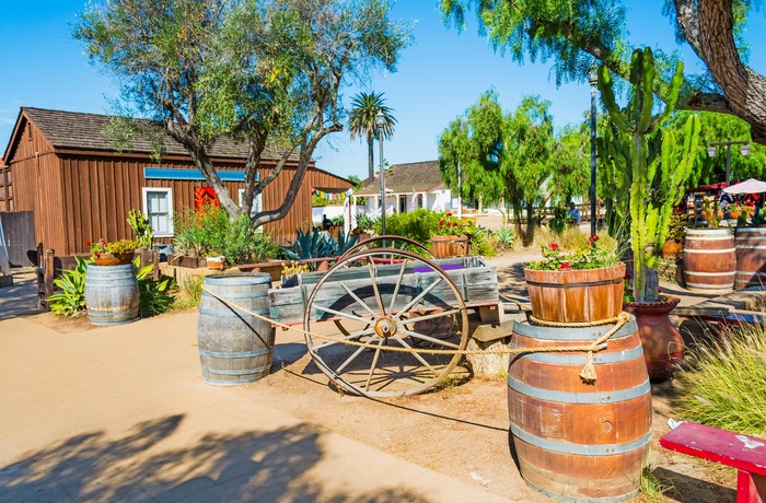 Historisk stemning i Old Town San Diego