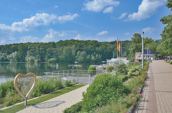 Lake Dieksee i Malente, Holstein