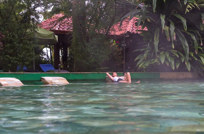 Varme kilder eller Hot Springs nær La Fortuna - Costa Rica