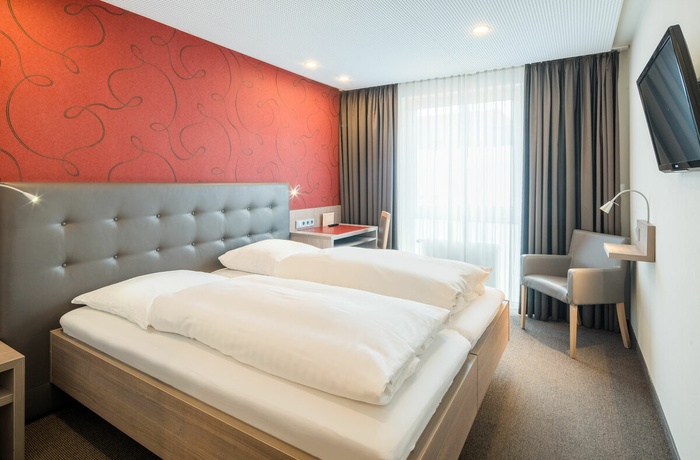 Hotel Rennschuh i Göttingen, Tyskland - Dobbeltværelse