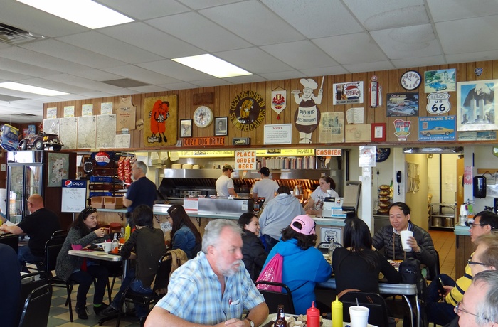 Cozy Dog Drive Inn i Springfield, Illionis