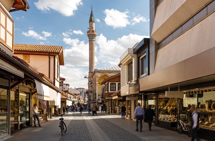 Indkøbsgade i centrum af Konya - Tyrkiet