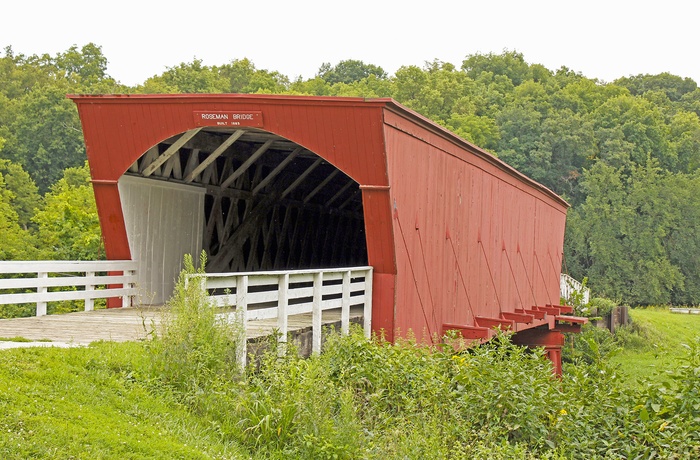 Roseman Covered Bridge i Madison County, Iowa