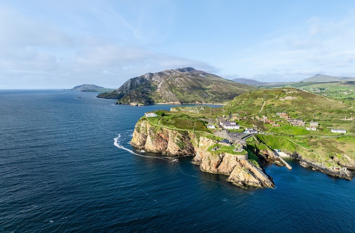 Irland, County Donegal - Fort Dunree på kanten af klippen