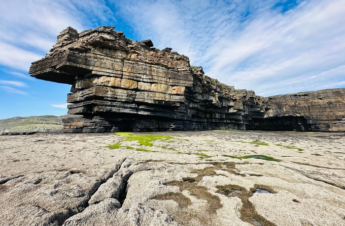 Irland, County Donegal - klipperne ved Muckross Head