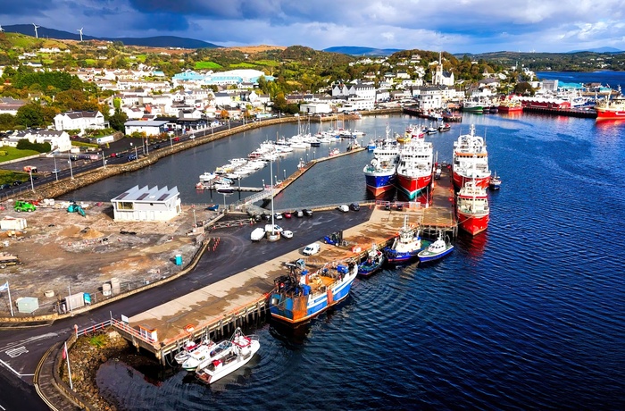 Irland, County Donegal, Killybegs - Irlands største fiskerihavn 
