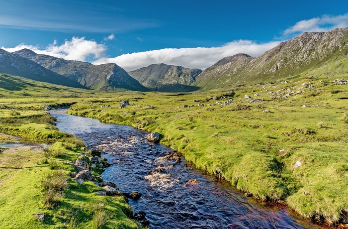 Bjerglandskab i Connemara, Vestirland