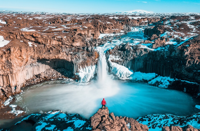 Aldeyjarfoss vandfaldet i Island