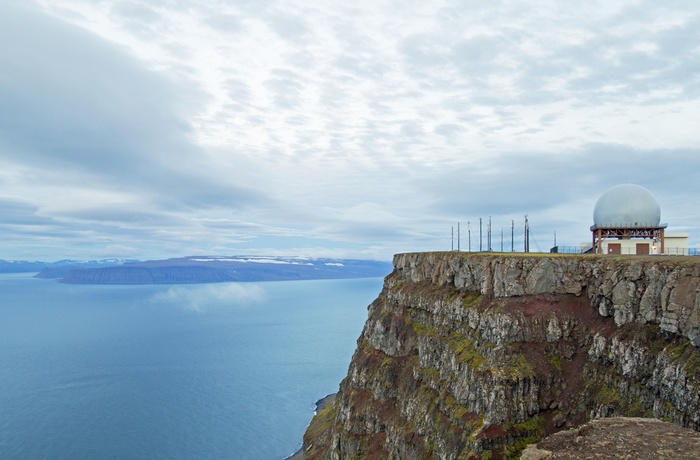 Radar stationen på Bolafjall i det nordvestligste Island