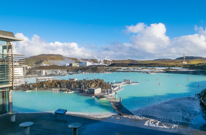 Den Blå Lagune nær Reykjavik, Island